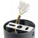 The lamp wall-flowing Feron ML1871, IP20, GU10, 35 W, 55x55x165 mm, black color black