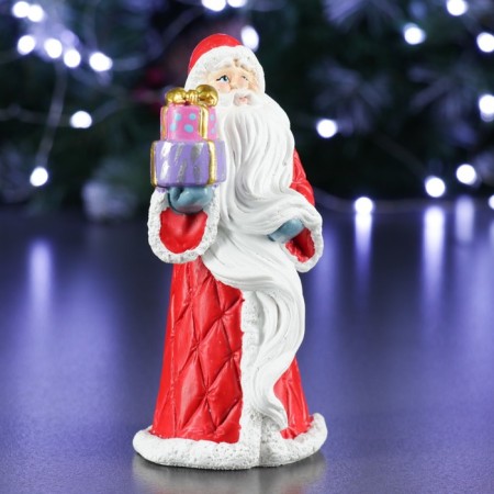 New Year's figure "Santa Claus" Red, 7x6x14cm