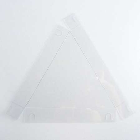 Box for confectionery products with PVC cover "Happy New Year", 18 x 3 cm, New Year-7