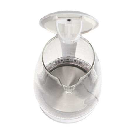 Electric kettle Willmark WEK-1708G, glass, 1.7 l, 2200 watts, led-lighting, white-4
