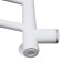 Water towel “Sanprise” Classic P5, 400x600 mm, side connector., White matte