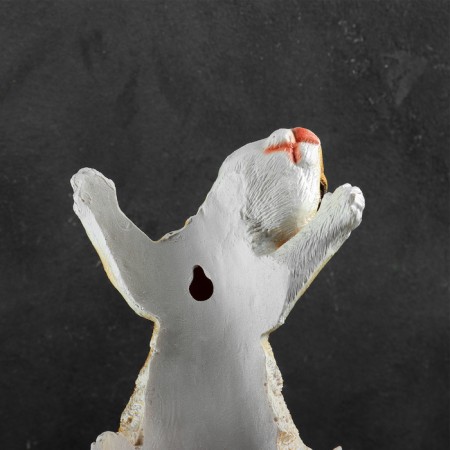 Suspended decor "Squirrel-ponytail" 21.5x11x13cm-2