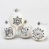 Set for creativity for the New Year "New Year's ball for coloring", 4 pieces 5.5 cm, cold heart