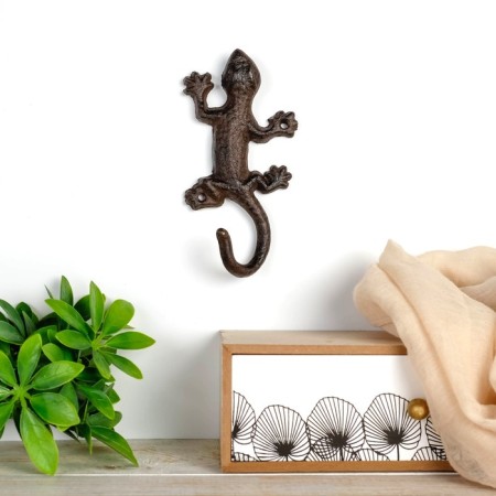 Decorative metal hook "Lizard" 13x8.5x2.5 cm-1