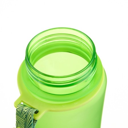 Water bottle, 600 ml, "movement - life", with a drinker, green-5