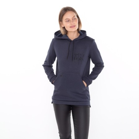 Female hoodies, dark gray color, size 44-2