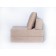 Armchair-bed "Octa", size 75x100 cm, beige color, velor