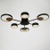 Causteen with PDU 2301/6BK LED 120W 3000-6000K Black 75x75x8 cm Bayerlux