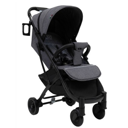 Walking stroller Sweet Baby Compatto, Grey color