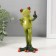 Souvenir Polystone Lak "Frog shows the middle finger" 7.5x6.8x15.7 cm