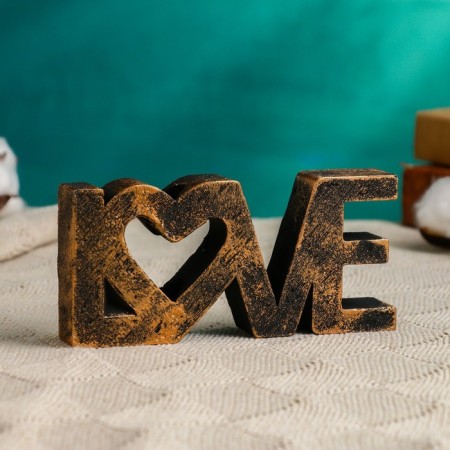 Vase "Love" bronze, 6.8cm