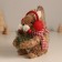 Decor "Squirrel in headphones with berries" 14x9x15 cm