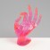 Stand for jewelry "Hand" 10.5 × 8 × 16 cm, pink color