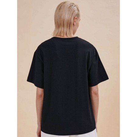 Female T -shirt, size l, black color-1