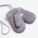 Baby mittens minku with embroidery, 18 cm, cent