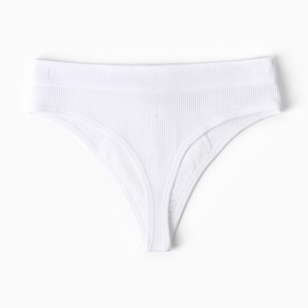 Panties female Braziliana, white color, size 50 (xl)-5
