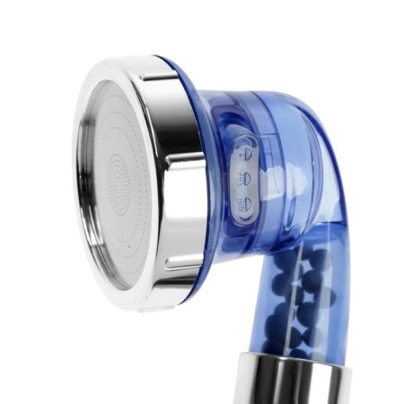 Shower Lake Zein Z0112, plastic/stainless steel, 3 modes, microscopic points, transparent-8