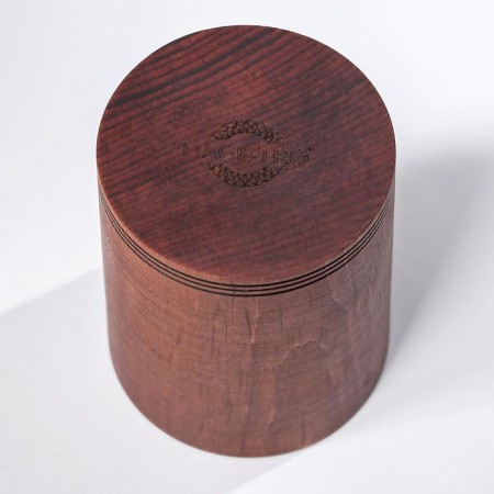 A glass of natural cedar MAGISTRO, 450 ml, 10 × 8 cm, brown color-4