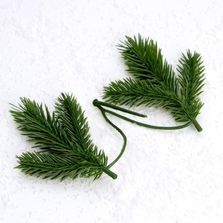 Decor "spruce spray", set of 10 pcs., Size 1 pc. - 13 × 9 × 3 cm-3
