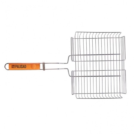 Grill grill, 260x320x65 mm, volumetric, chrome