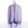 School textile school with print on the upper part, 38x29x11 cm, lilac color