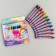 Wax pencils, set 12 colors, height 8 cm, diameter 0.8 cm, my little pony