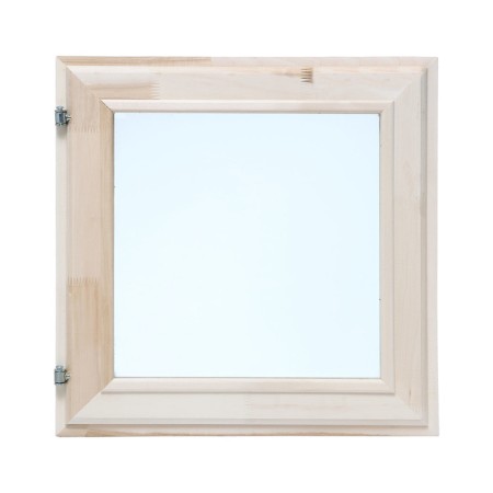 Window, 50 × 50cm, double glass of linden, external opening-5