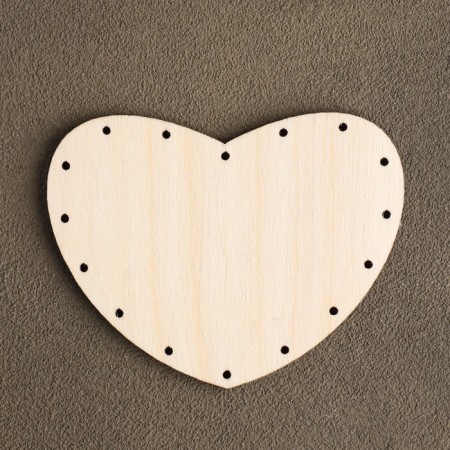 Set for creativity "Weaving from the vine", a basket of heart, 25.5*18.5/5 cm-2