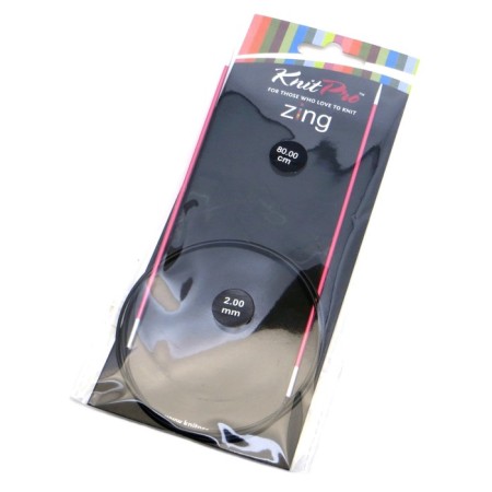 Knitting needles, circular, d = 2 mm, 80 cm-1