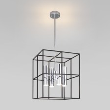 Ceiling Lamp EUROSVET ADAMSON 70142/8, GU10, 8x7W, 400x400x980 mm, chromium color