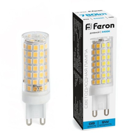 LED LED Feron, G9, 9 W, 175-265 V, daylight