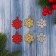 Jewelry decoration "Snowflake" (set 6 pcs) D-3.5 cm, mix