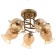 Frezi chandelier 5he27 40W gold 58x58x28 cm Bayerlux
