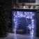Garland "fringe-arka" 1 × 1 m, IP20, transparent thread, 126 LED, white glow, 8 modes, 220 V