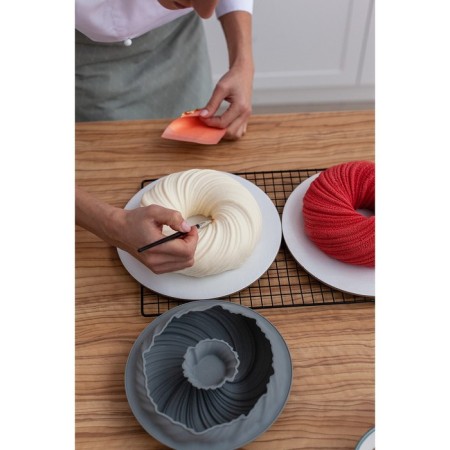 Form for mousse desserts and baking "Whirlwind", 20 × 7 cm, color mix-5