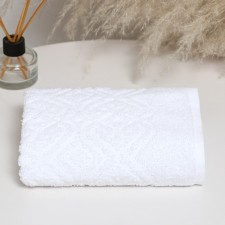 Полотенце махровое 70х130см, Ritmica, белый, 420 г/м, хлопок 100%