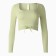 TOP with a long sleeve Minaku: Sportly; Color green rr r l