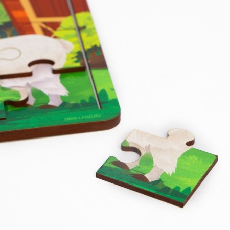 Puzzle "on the farm" with a hint-4