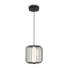 Suspended lamp Freya Fr6131PL-L13B Sabi, 250x250x275 mm, LED, 8W, 500LM, 3000K, black color black