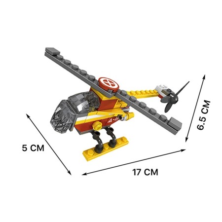 Designer "Air Transport", 3 assembly options, 52 parts-1