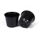 Pot for seedlings, 1 l, d = 13 cm, h = 10.5 cm, black, Greengo