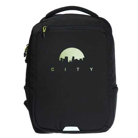 Youth backpack 41.5 x 29 x 18 cm, Grizzly, ergonomic back, laptop compartment, black-2