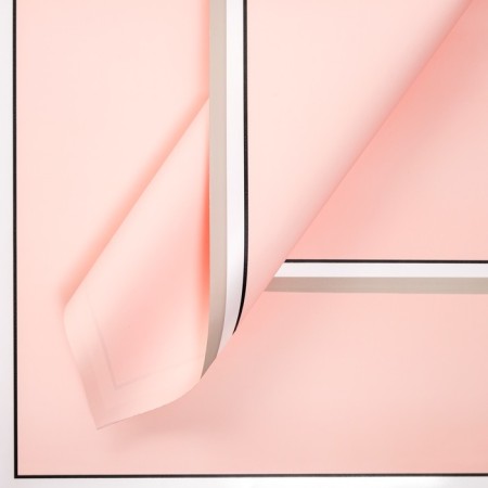 Matte film "Double Kant", peach, 0.58 x 0.58 m