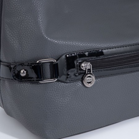 Load bag with lightning, external pocket, gray color-3