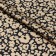 Payer satin fabric stuffed, width 150 cm, black color