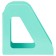 Paper tray Vertical Istanm "Favorite", mint, width 90 mm