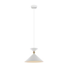 Подвесной светильник Freya FR5392PL-01W1 Moth, 350х350х1760 мм, E27, 1х60Вт, цвет белый