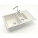 Kitchen is a kitchen from Zett Lab stone. 210/q7, 775x500x218 mm, matte, mortise, color cotton