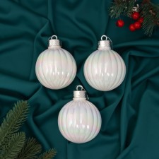 Set of balls plastic D-8 cm, 3 pcs 