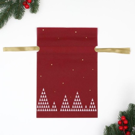 Gift bag "Magic Forest" red, 20 x 30 cm-2